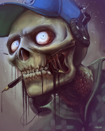 Заставка на телефон зомби