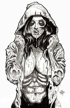 Принт зомби