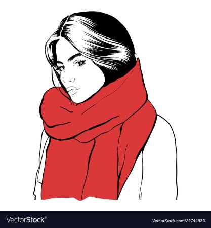 Эскиз шарфа