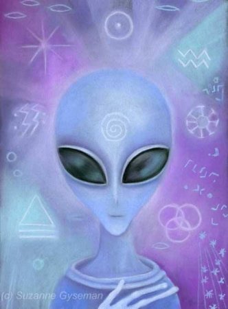 Пришелец для срисовки