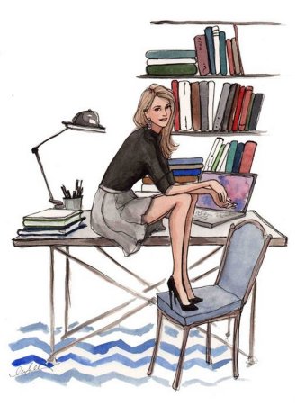 Девушка психолог арт