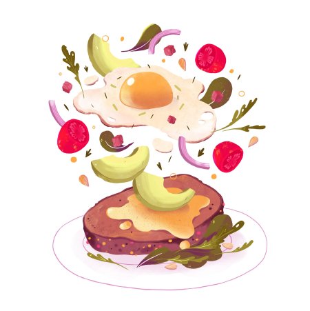 Фуд иллюстрация