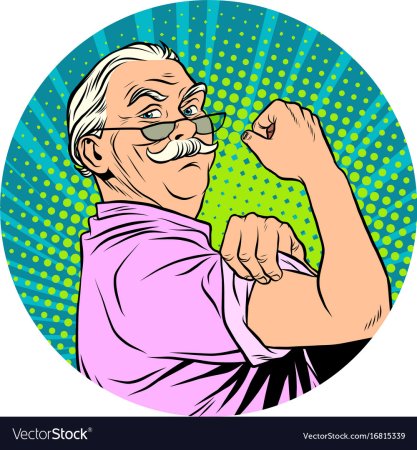 Дедушка поп арт