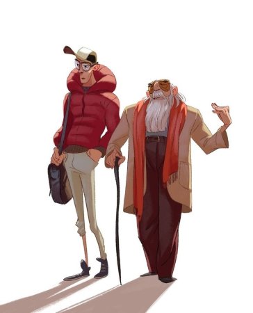 Персонаж старик