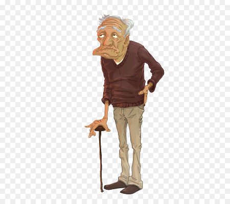 Дедушка мультяшка