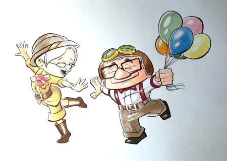 Вверх Карл Фредриксен и Элли