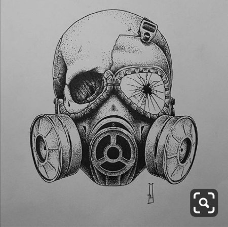 Метро 2033 противогаз эскизы