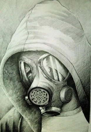 Противогаз рисунок