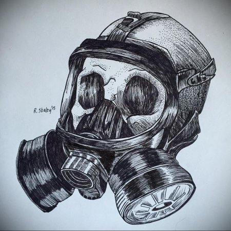 Противогаз рисунок