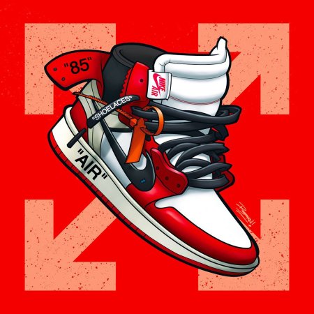 Nike Air Jordan 1 арт