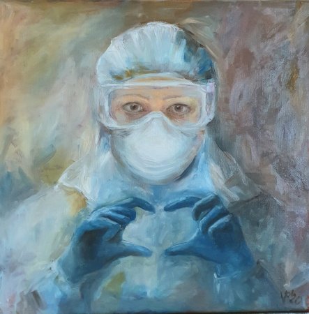 Медсестра живопись