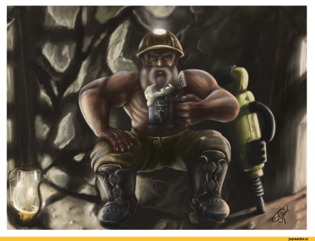 Дварф варвар арт