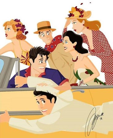 Сериал друзья арты