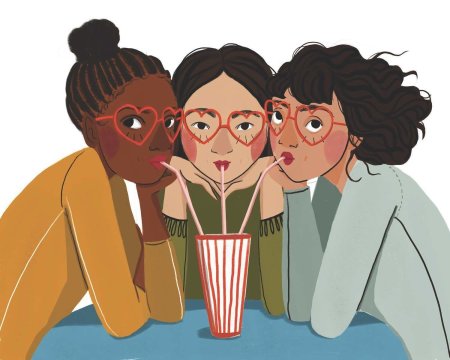 Общение иллюстрация