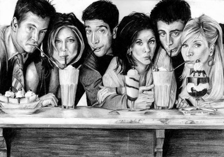 Сериал друзья арты