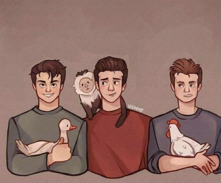 Джо и Чендлер арты