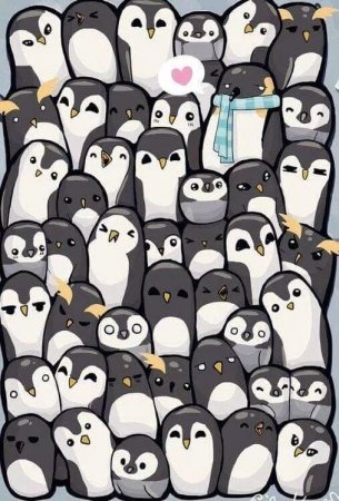 Пингвин арт
