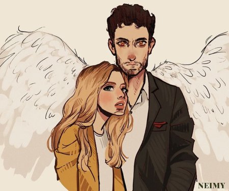 Люцифер Морнингстар и Хлоя арт