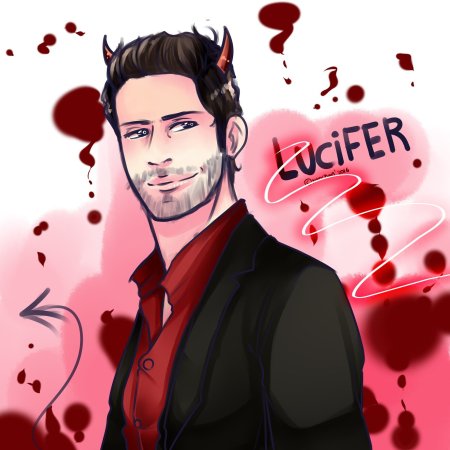 Люцифер Морнингстар арт