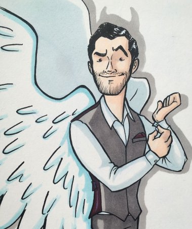 Люцифер Морнингстар скетч