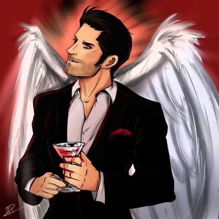 Люцифер Морнингстар арт