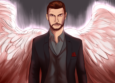 Люцифер Морнингстар арт