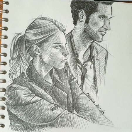 Люцифер Морнингстар скетч