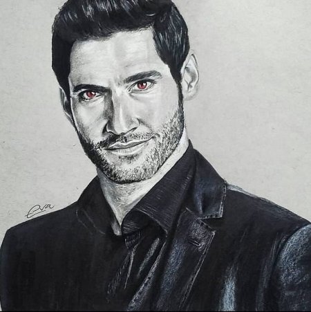 Люцифер Морнингстар арт