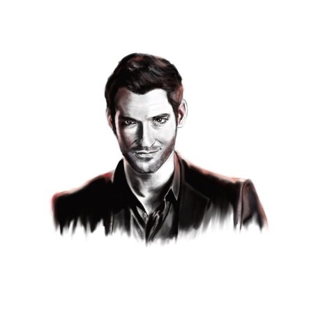 Люцифер Морнингстар карандашом