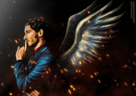 Люцифер Морнингстар арт