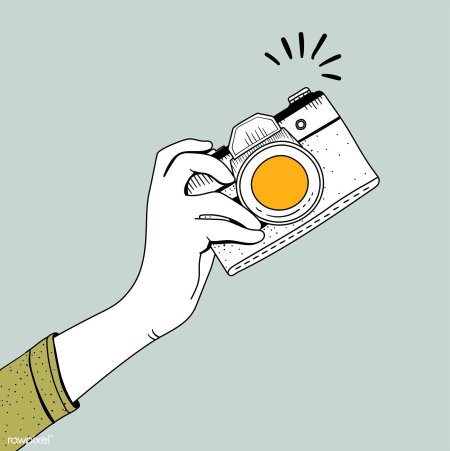 Нарисованный фотоаппарат