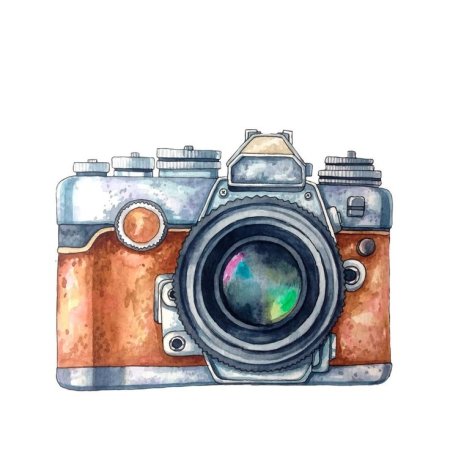 Стилизованный фотоаппарат