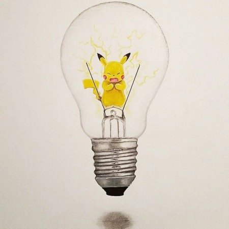 Лампочка арт