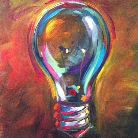 Лампочка арт