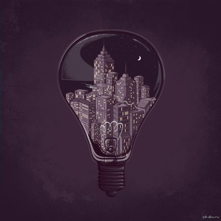 Лампочка арт