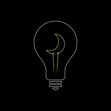 Минималистичная лампочка