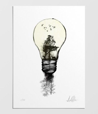 Эскиз лампы