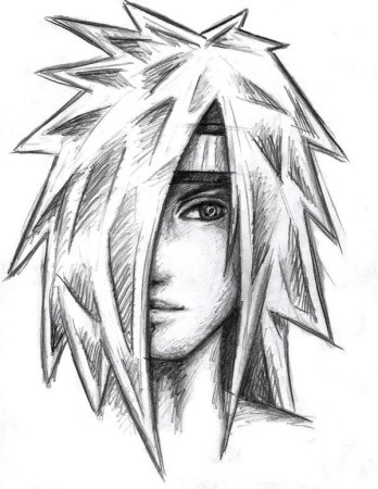 Мадара Учиха для срисовки