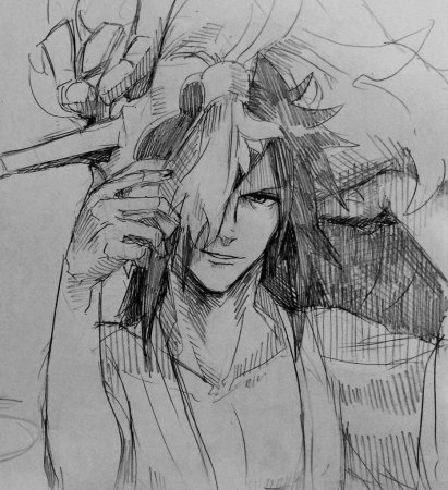 Мадара арт карандашом
