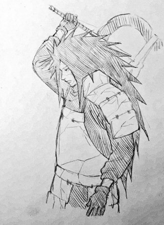 Учиха Мадара скетч