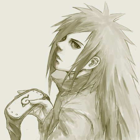 Нарисовать аниме Наруто Мадара