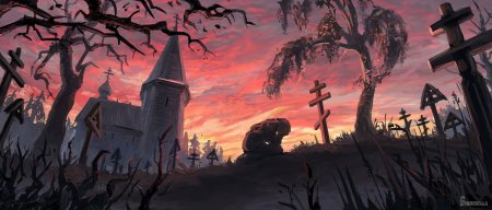 Кладбище арт