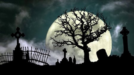 Кладбище фон