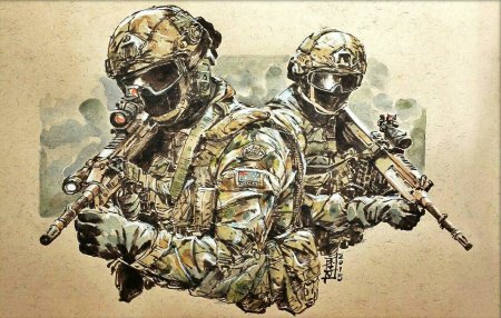 Красивые рисунки спецназа