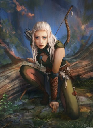 Sacred Лесная эльфийка