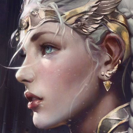 Лицо эльфийки