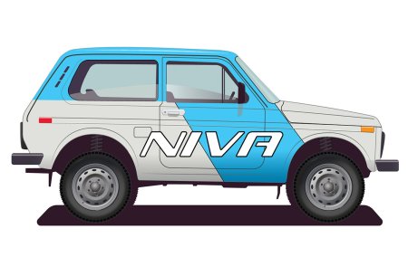 Нива 2121 вектор