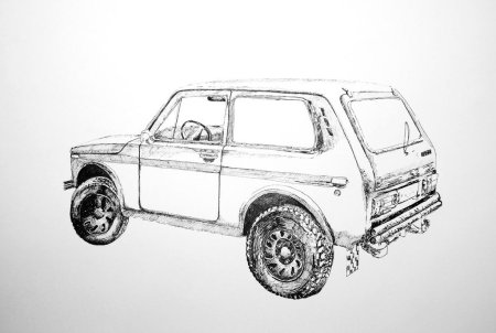 Раскраски Лада Нива 2121