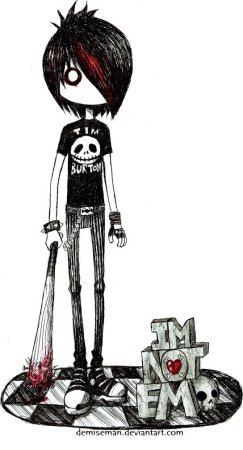Рисунки в стиле эмо