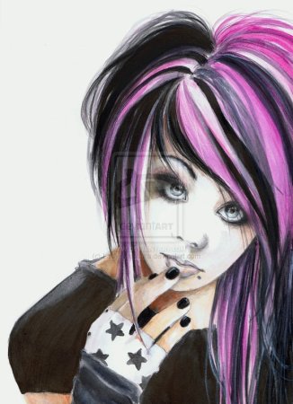 Эмо стиль рисования